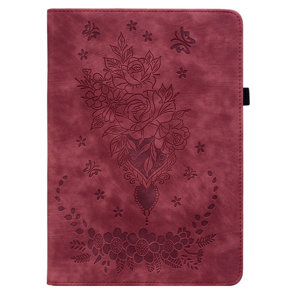 Samsung Galaxy Tab A9/A11 Etui med trykk - rød