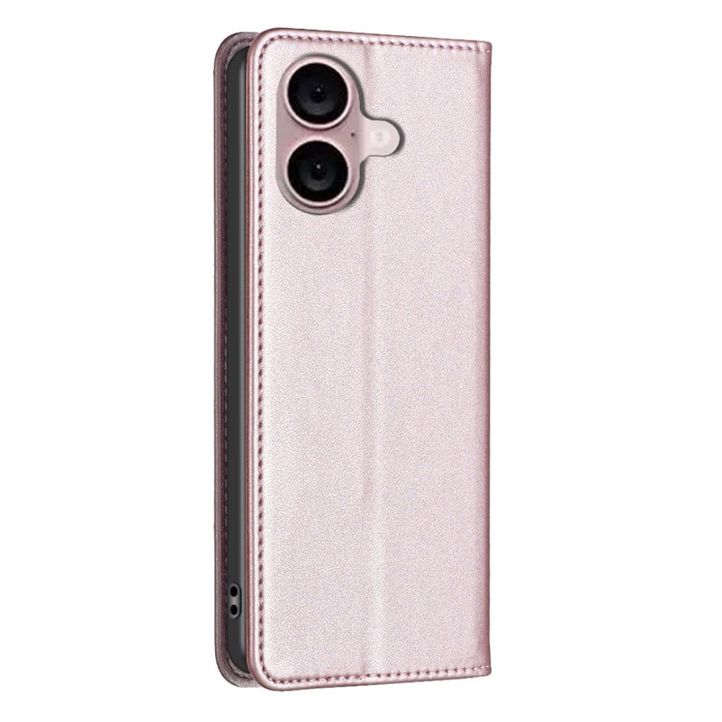 BINFEN COLOR iPhone 16 Plus Wallet Cover with Stand – Pink