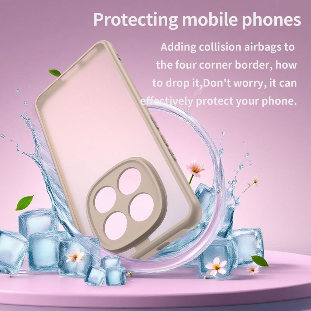 Xiaomi Poco M8 5G/Redmi Note 15 5G/15 4G Deksel Støtsikker - Desert Gold