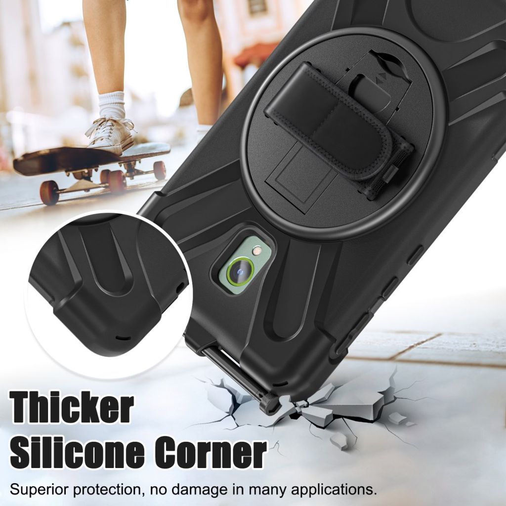 Samsung Galaxy Tab Active5/Active3 Case Kickstand - Black