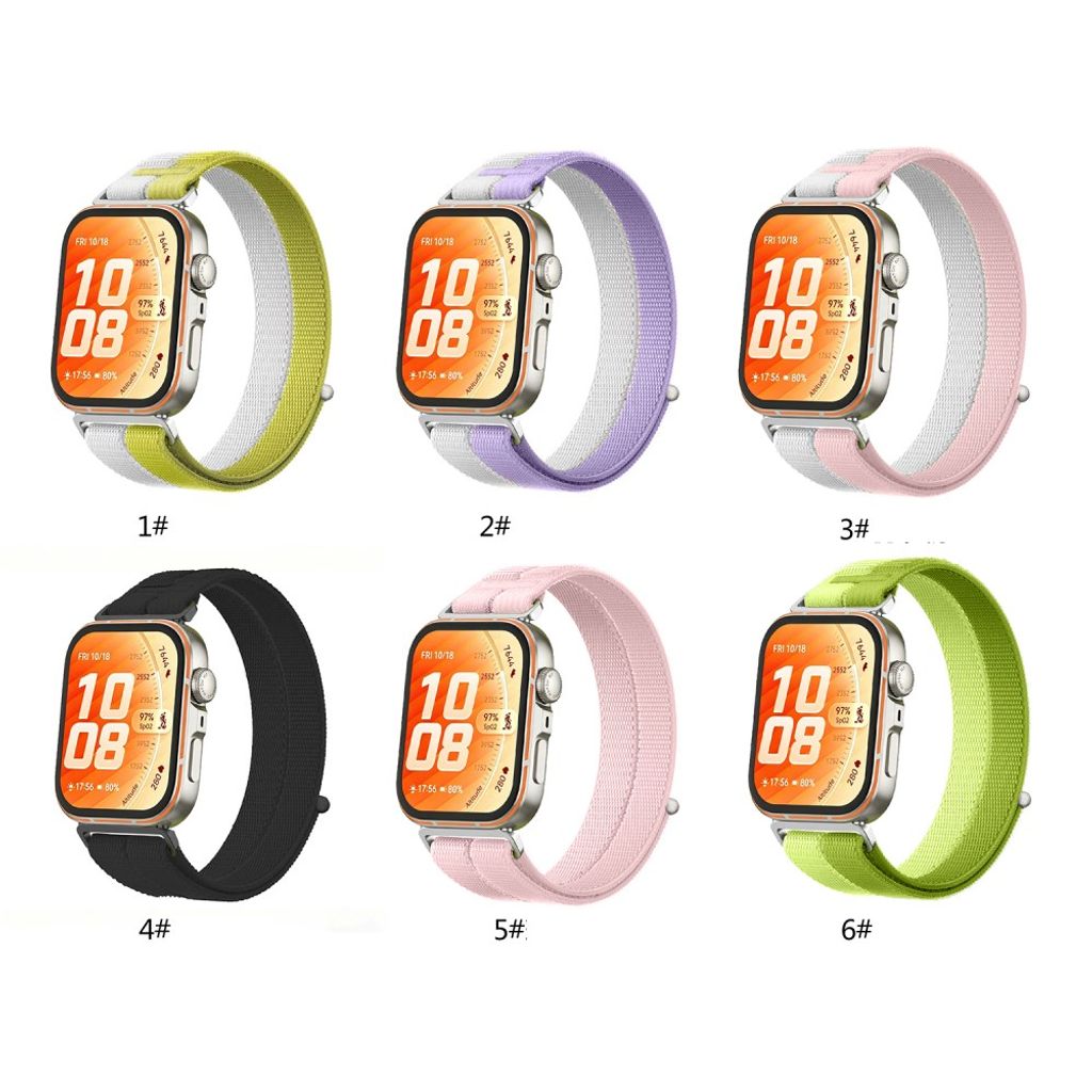 Huawei Watch Fit 5 Pro/5/4 Pro/4/3 Urrem Nylon – Gul