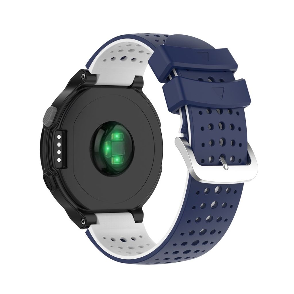 Garmin Forerunner 735XT/620/630/220/230/238 Tvåfärgat Klockarmband - Blå/Vit