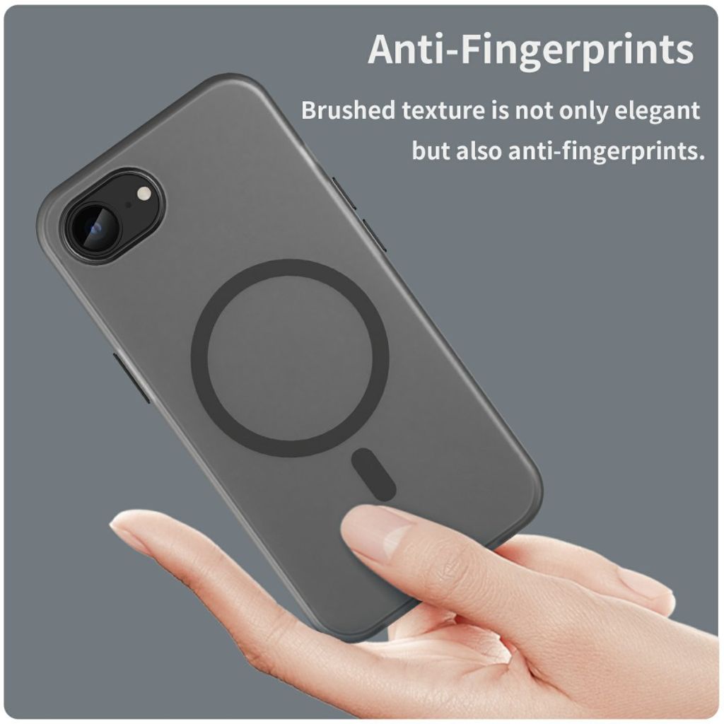 iPhone 16e Deksel MagSafe-kompatibel Tynt – Svart