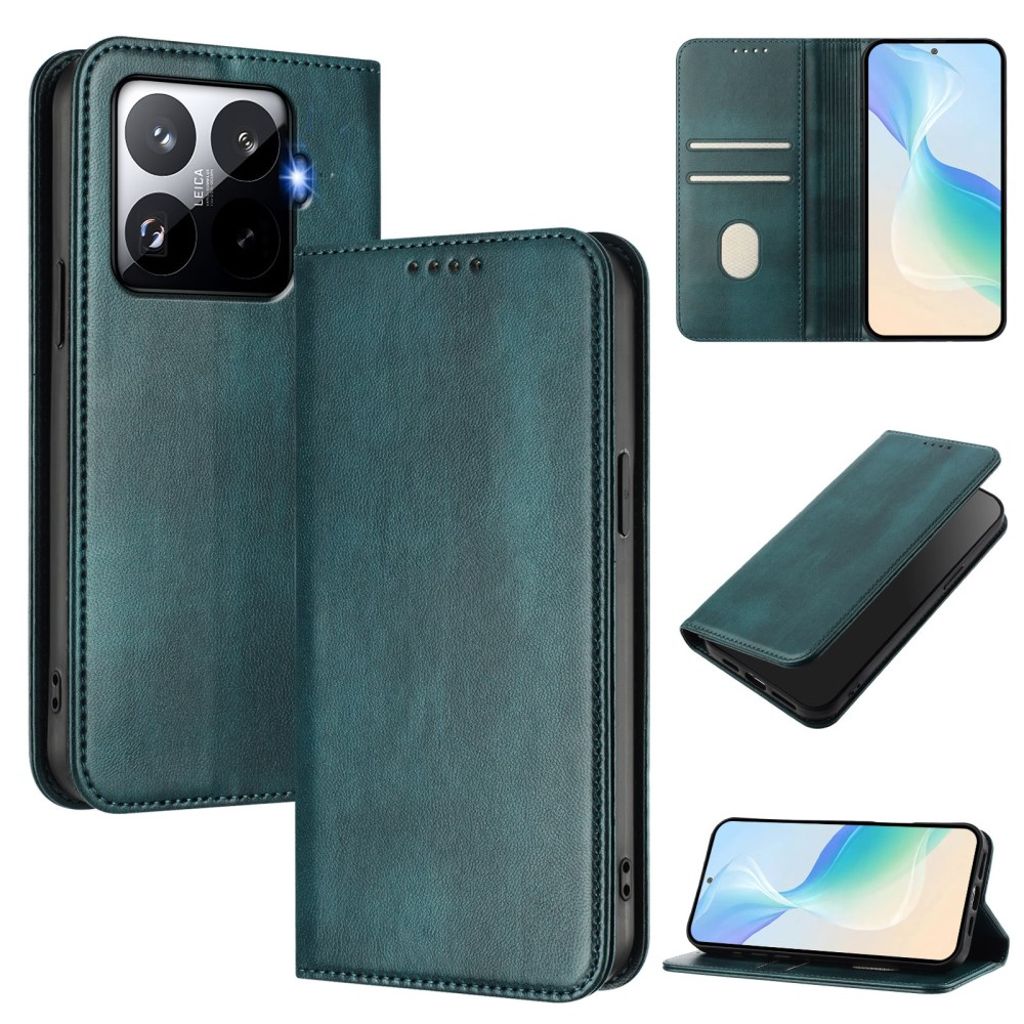 Xiaomi 15T Pro Kotelo Jalusta - Tummanvihreä