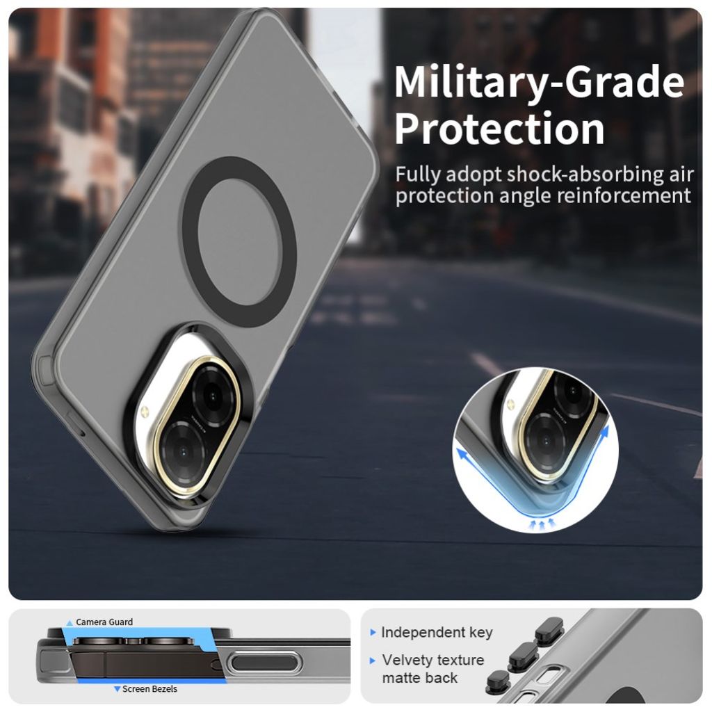 Xiaomi Redmi A5 4G Deksel MagSafe-kompatibel Hybrid - Svart