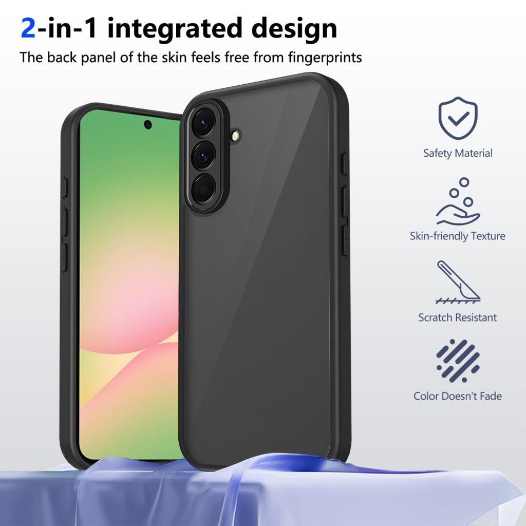 Samsung Galaxy A37 5G Deksel – Gjennomsiktig Svart