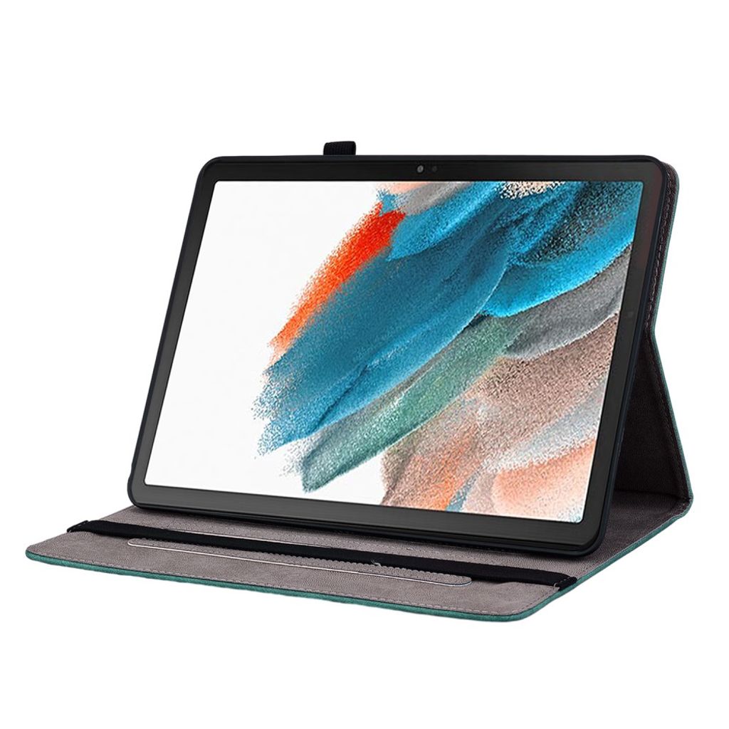 Samsung Galaxy Tab A9/A11 Etui med trykk - grønn