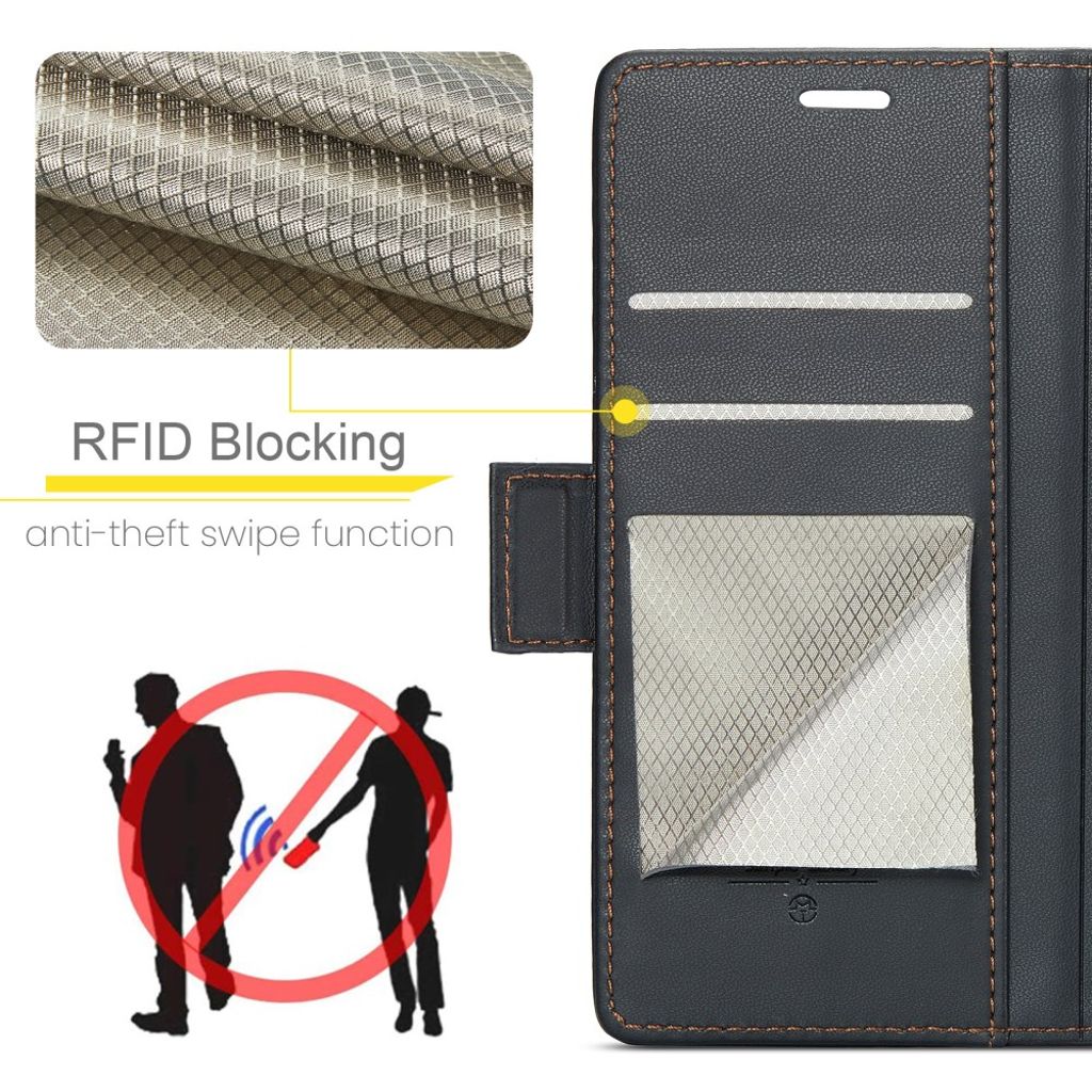CASEME iPhone 17 Pro Max Etui med Kortspor - Svart