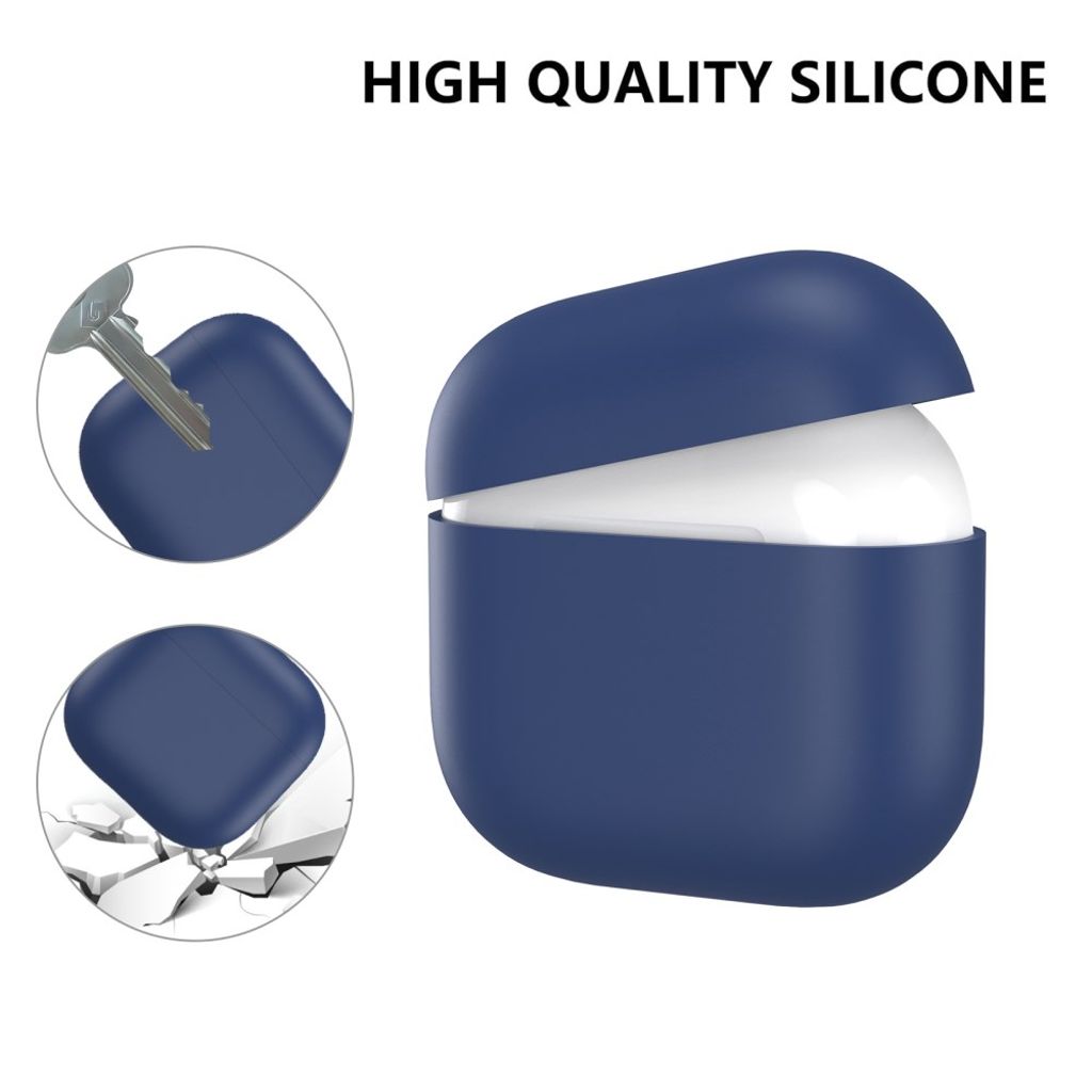 AHASTYLE Apple AirPods 4 Deksel Silikon - Blå