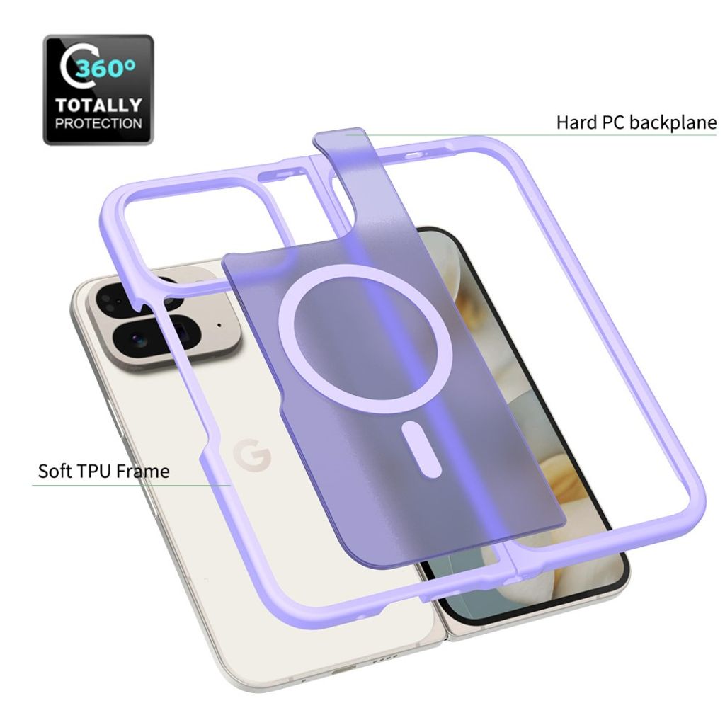 Google Pixel 10 Pro Fold Cover med MagSafe - Lilla