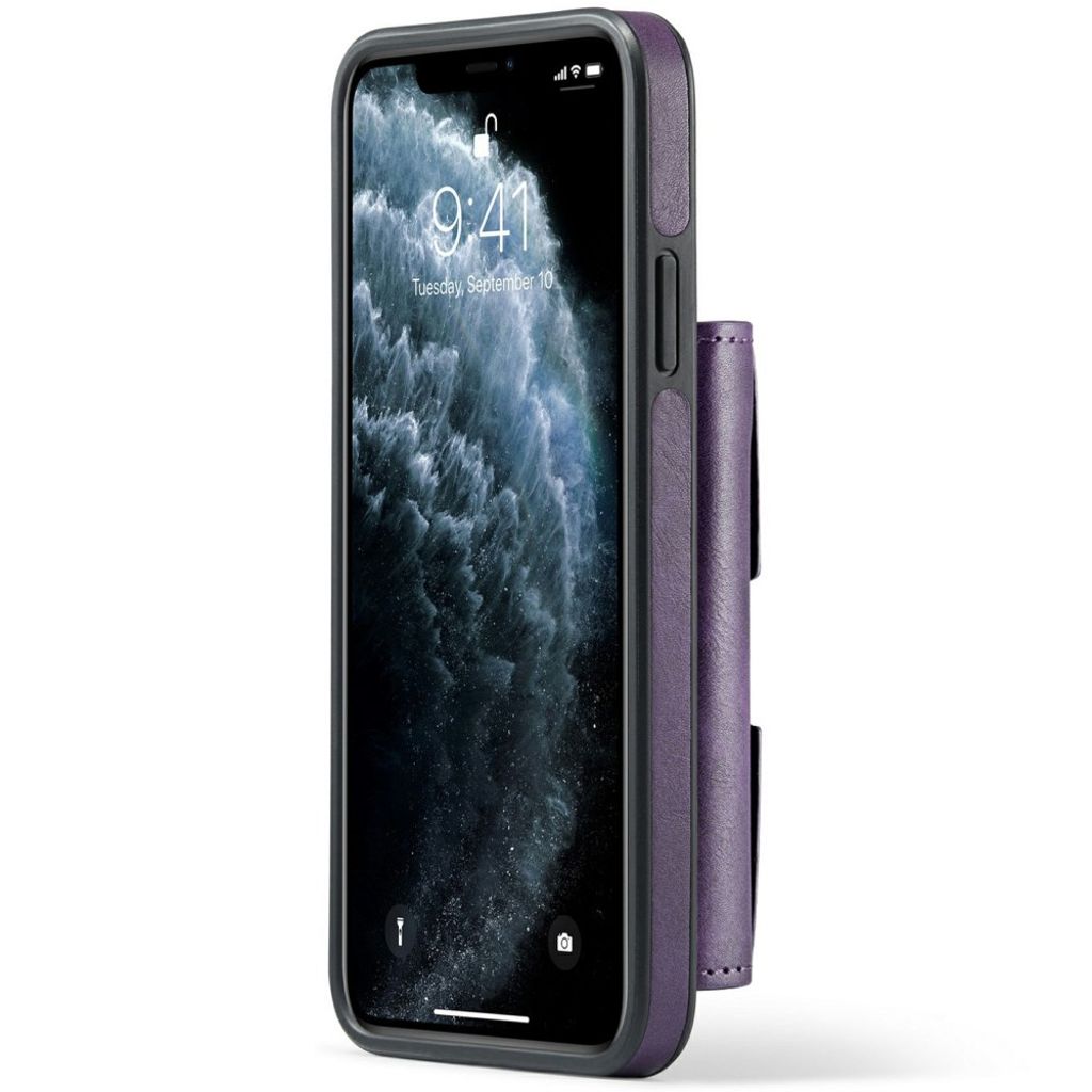 DG.MING iPhone 11 Pro Cover med Pung - Lilla