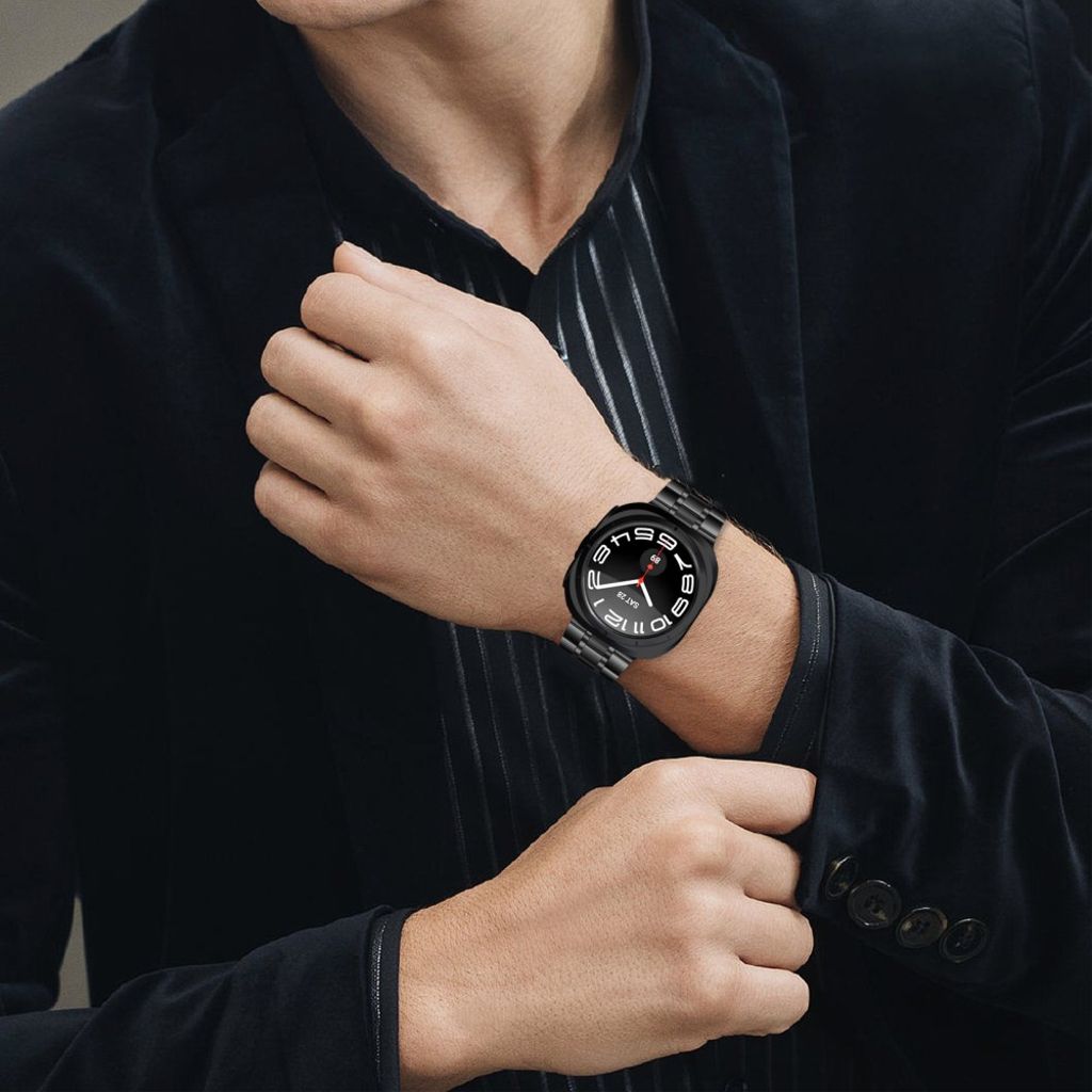 Samsung Galaxy Watch8 44 mm jne. Kellonranneke, Metalli - musta