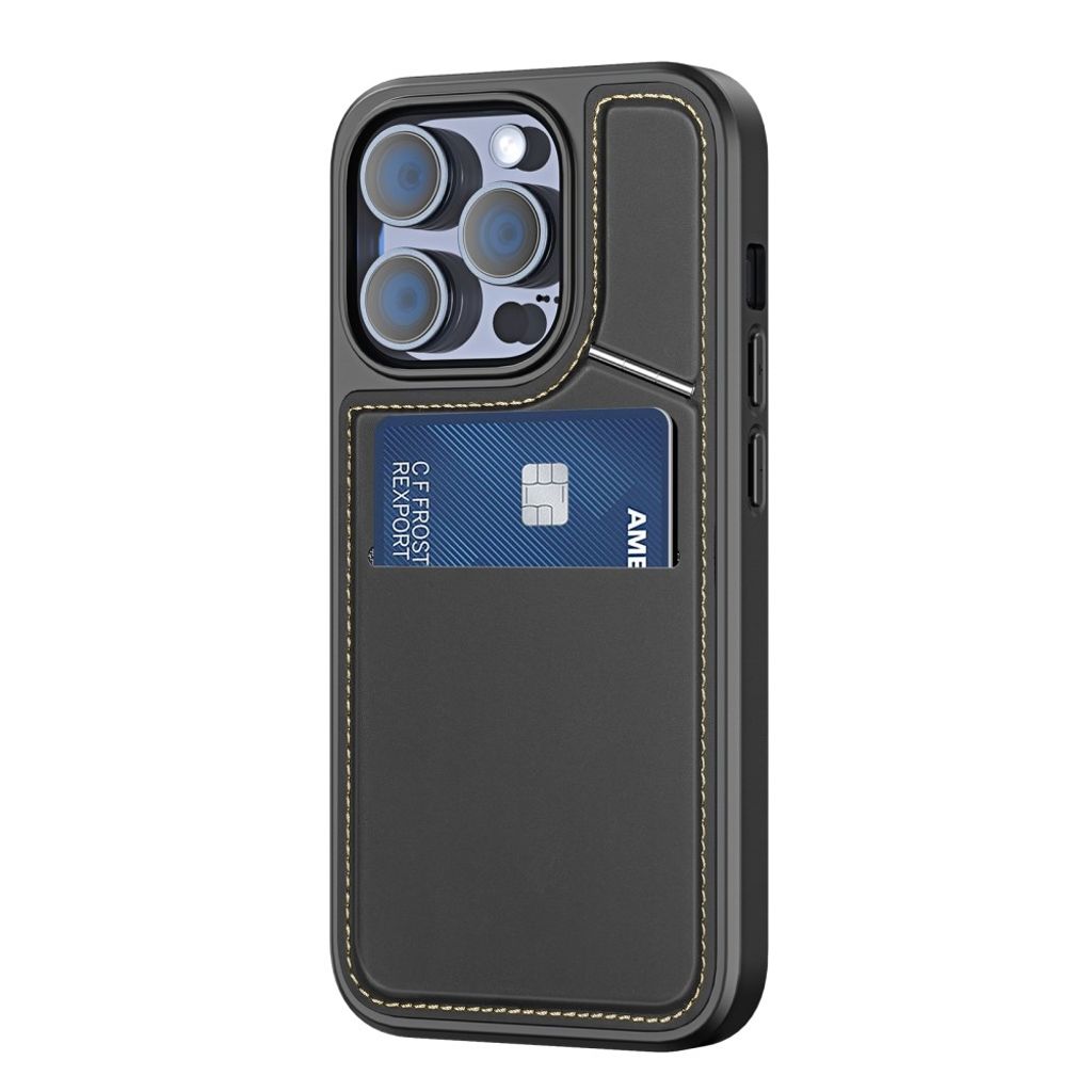 DUX DUCIS iPhone 14 Pro Max Magnetic Wallet Case - Black