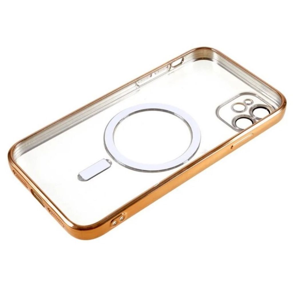 iPhone 11 Magneettinen Kuori + Näytönsuoja – Kulta