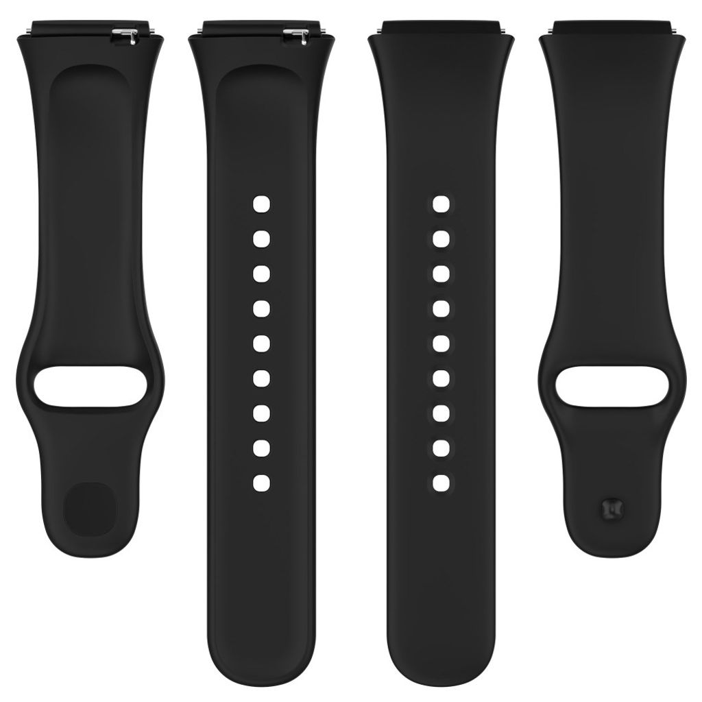 Xiaomi Redmi Watch 3 Lite / Watch 3 Active Silikoniranneke Kellolle - Musta