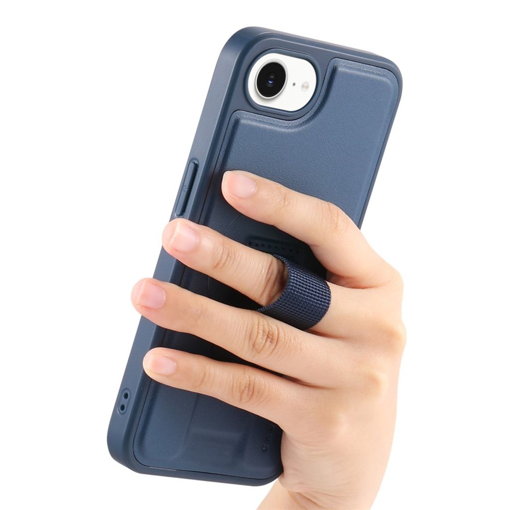 CASENEO iPhone 16e Wallet Cover MagSafe Compatible – Blue