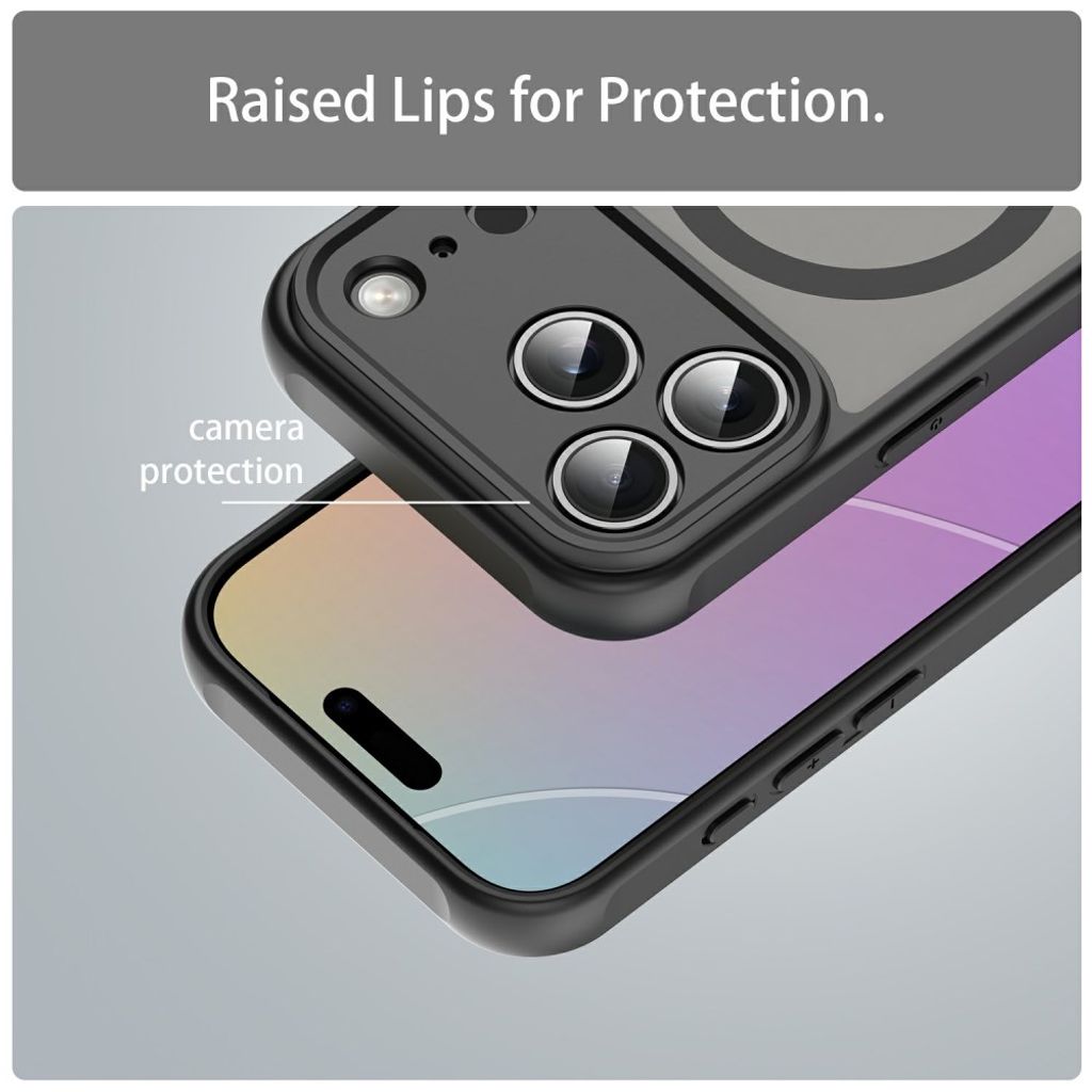 iPhone 18 Pro Max / 17 Pro Max MagSafe Deksel - Svart