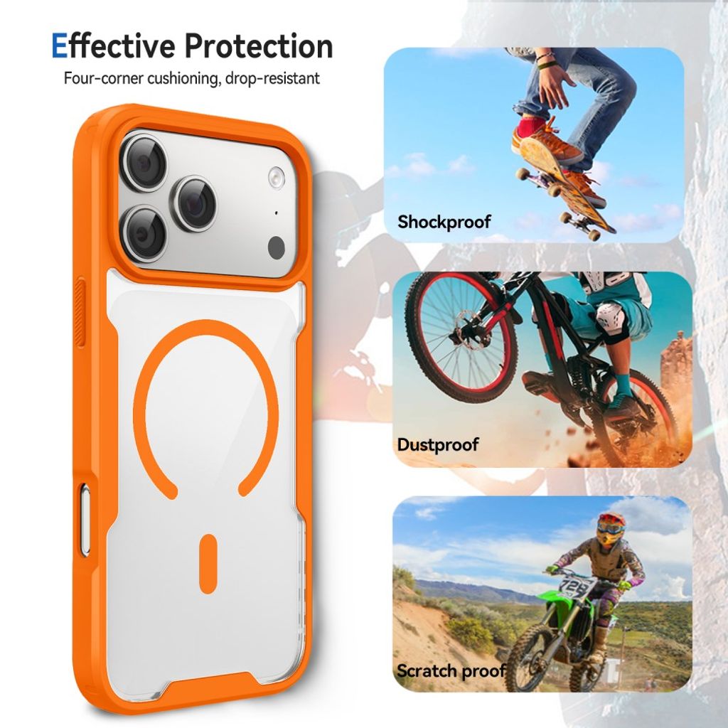 iPhone 18 Pro Max/17 Pro Max MagSafe Skal - Orange