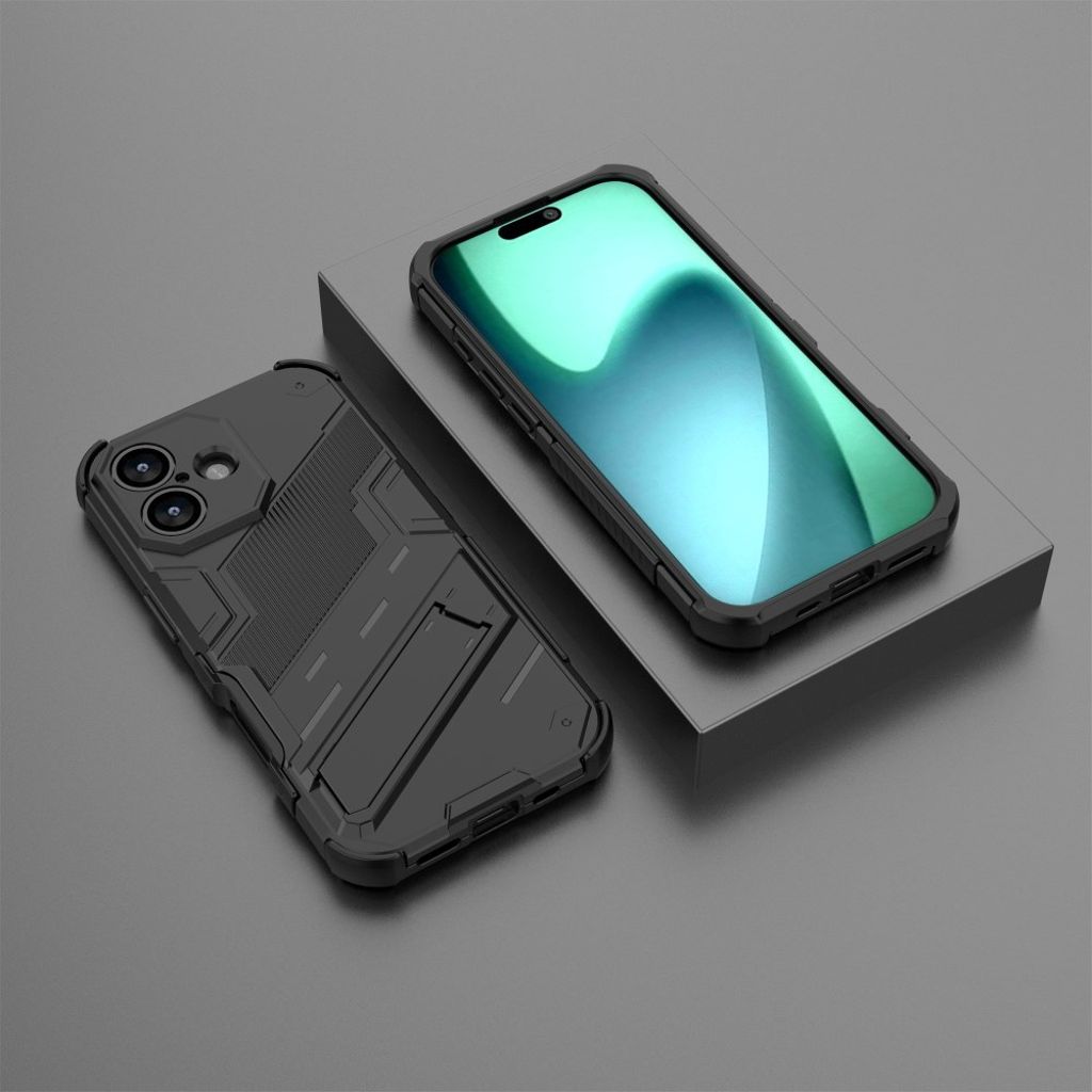 iPhone 17 Cover med Stativ - Sort