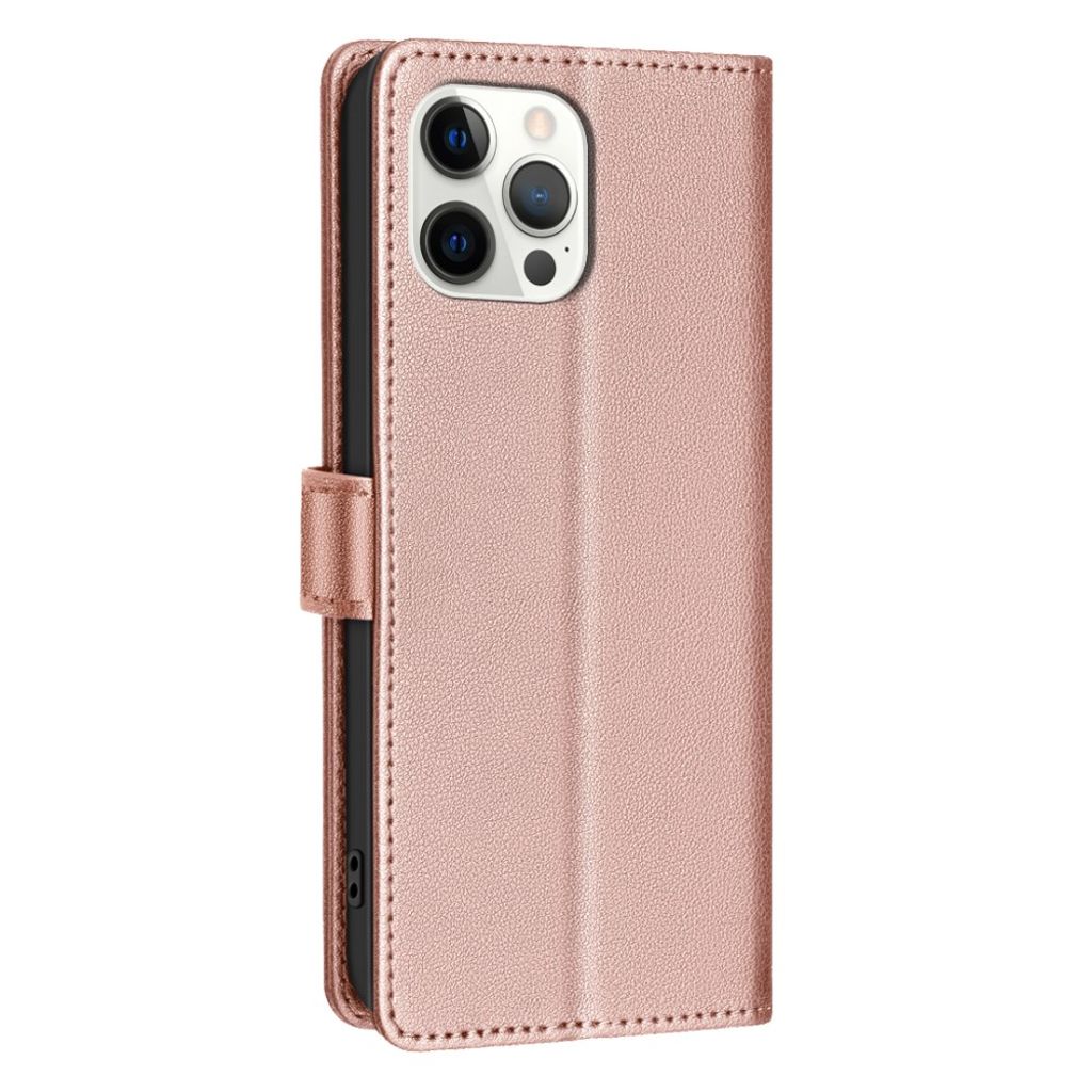 BINFEN COLOR iPhone 12 / 12 Pro Etui - Rose guld