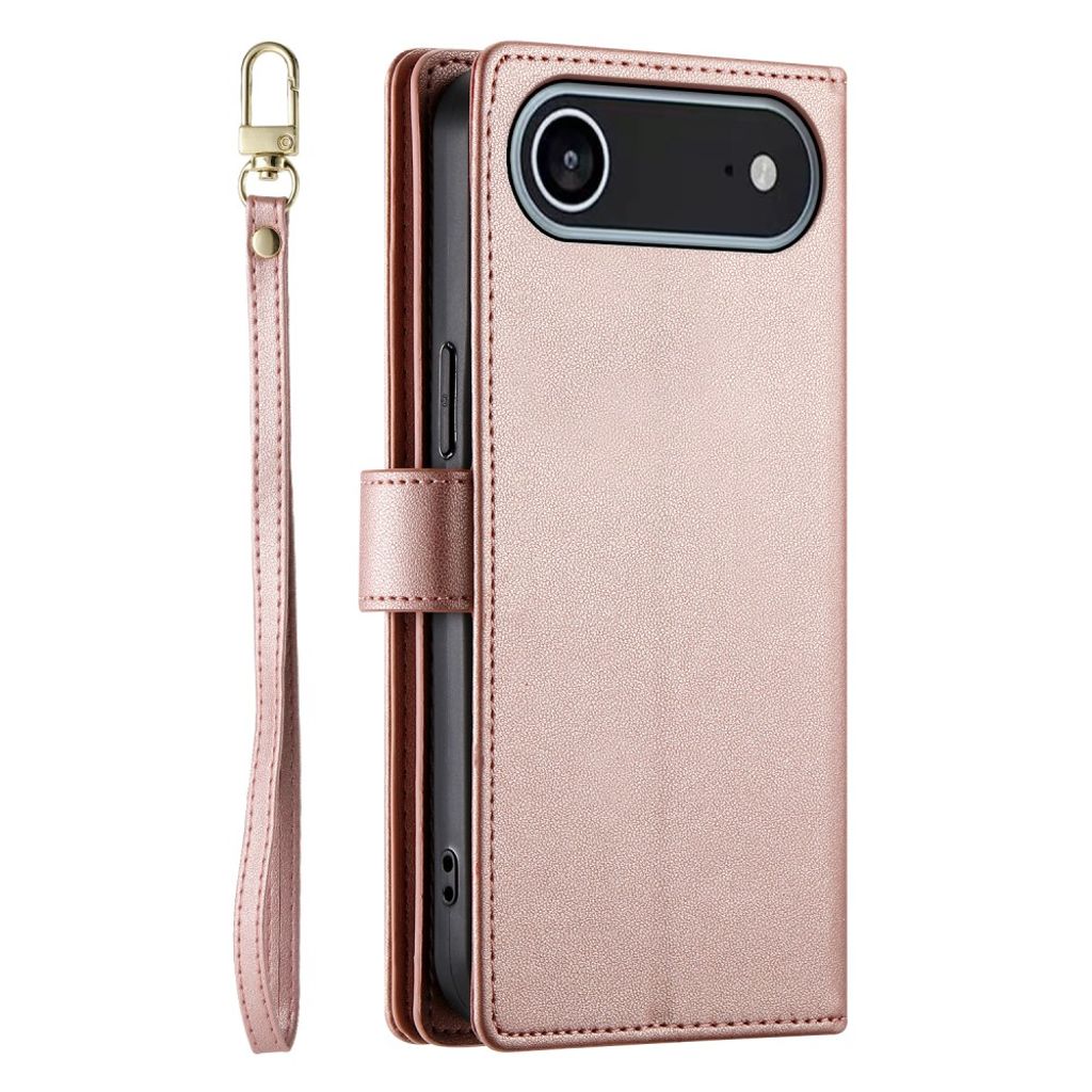 iPhone 17 Air Plånboksfodral med Bärrem - Rosa