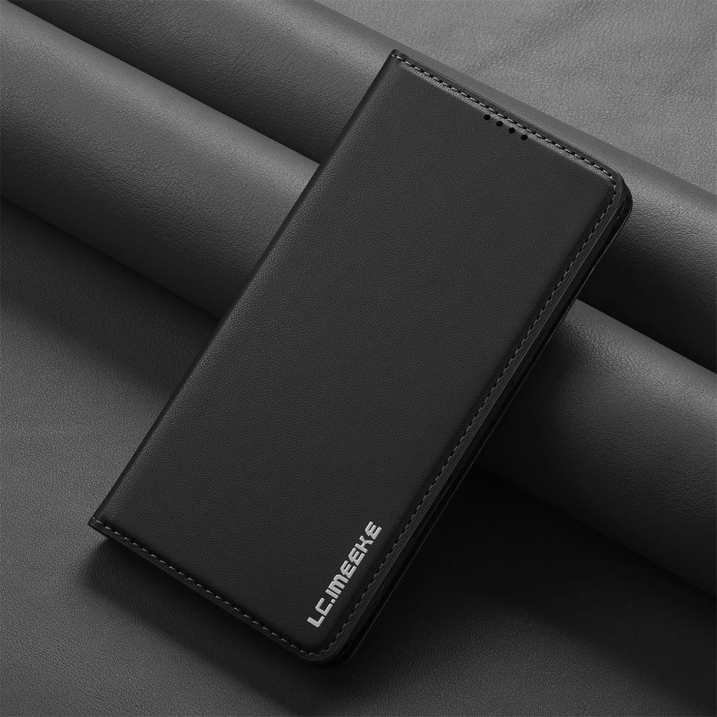 LC.IMEEKE iPhone 17 Air Lompakkokotelo - Musta