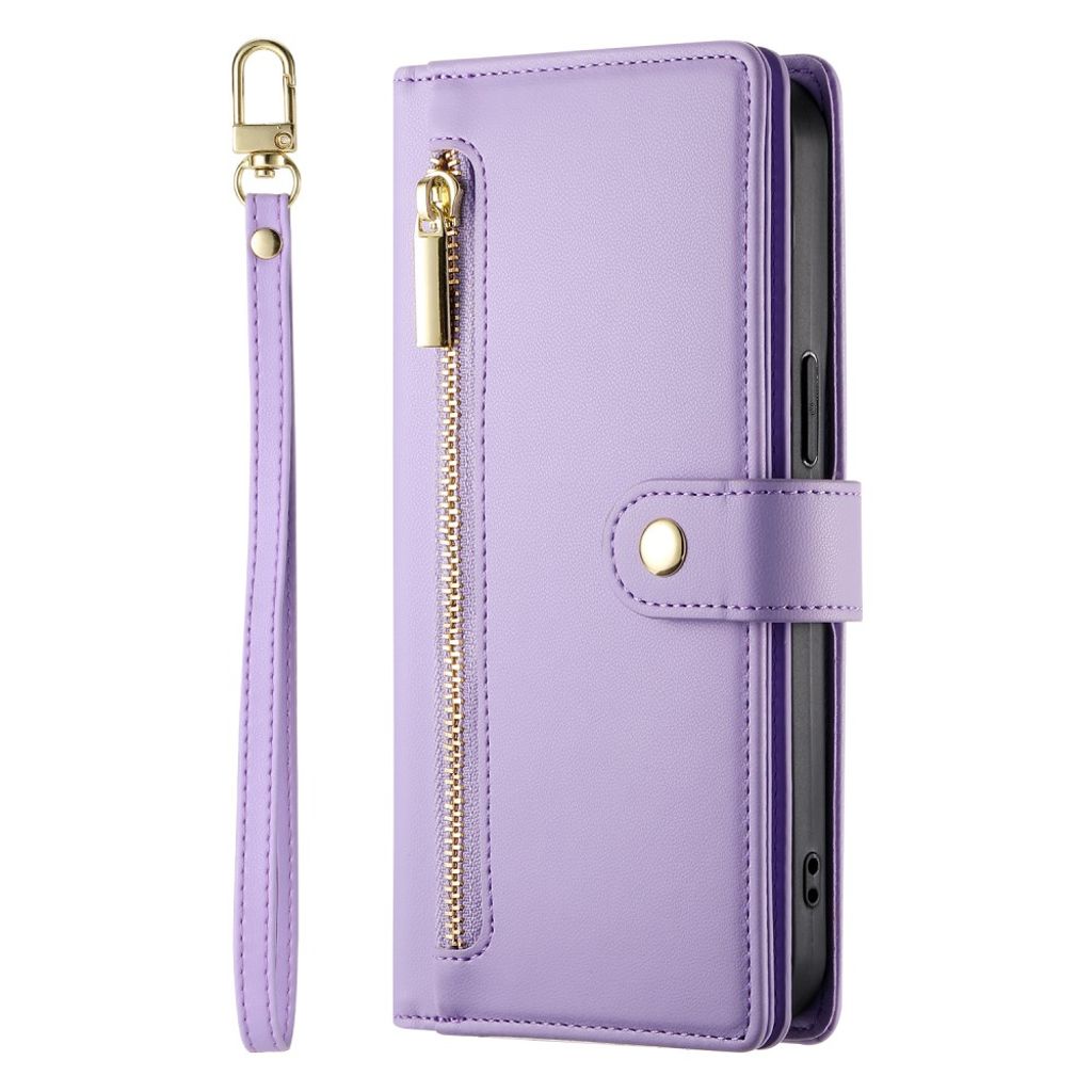 iPhone 17 Lompakkokotelo Kantohihna - violetti