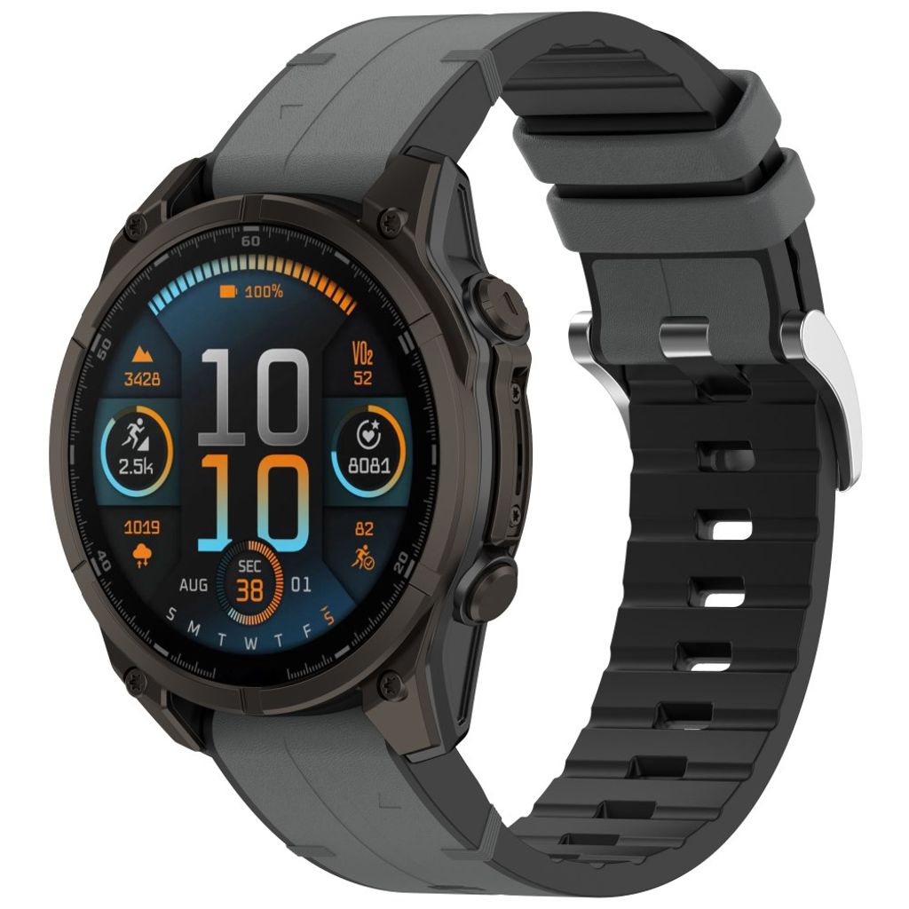 Garmin Quatix 8/Fenix 8/Enduro 3 osv. Urrem – Grå