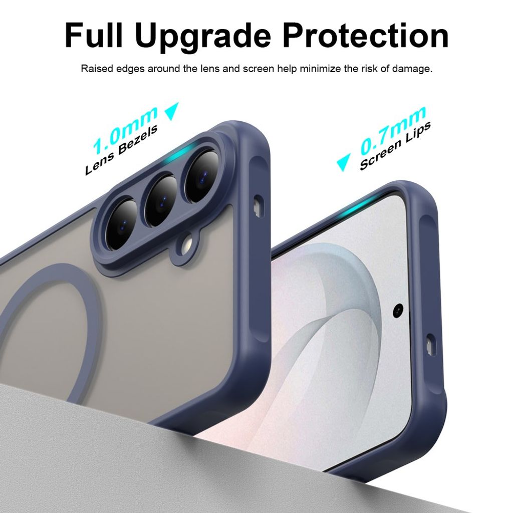Samsung Galaxy S26 FE MagSafe Kompatibel Cover Stødsikker - Blå