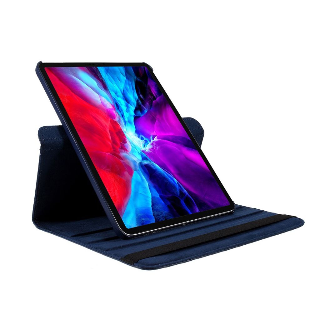 iPad Air 11"/10.9"/Pro 11" Etui med roterende stativ - Blå