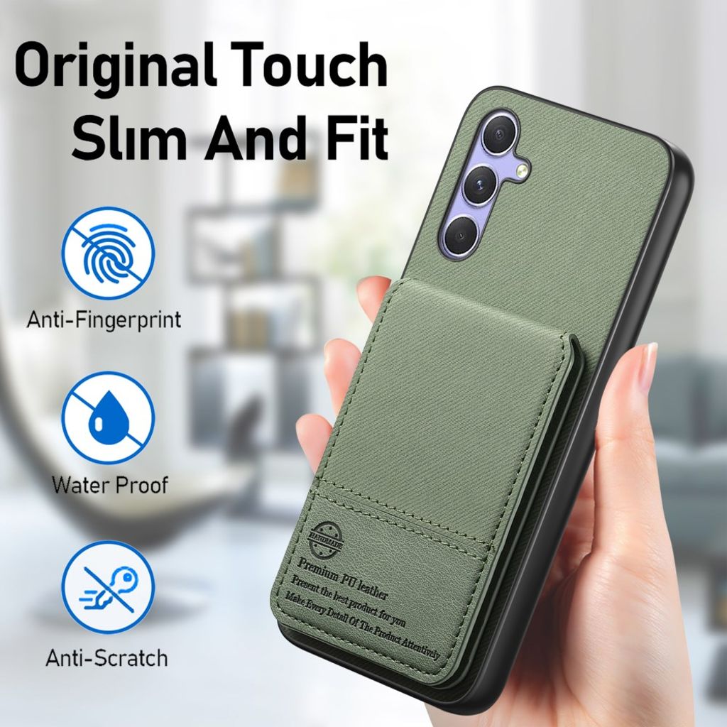 Samsung Galaxy A17 5G Case with Card slot - Green