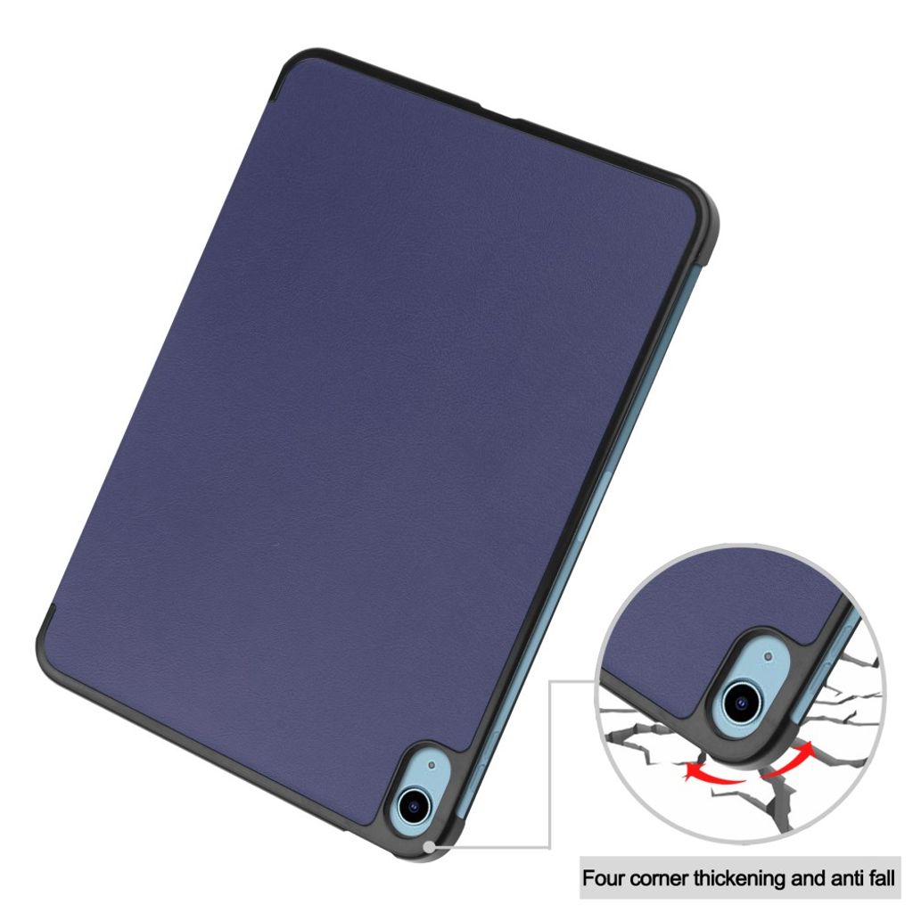 iPad A16 11" 2025 / 10.9" 2023 Tri-fold flip cover - Blå