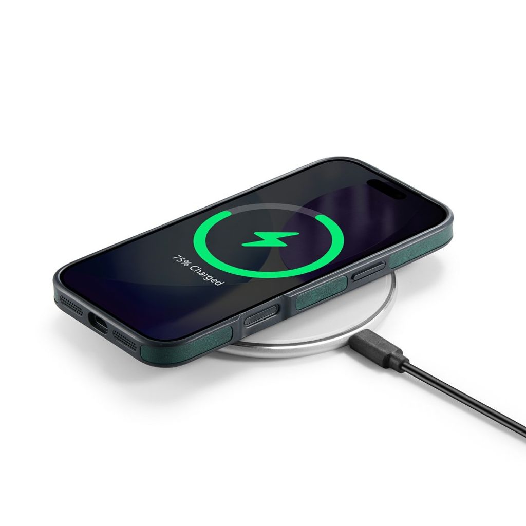 MAGKING K1 iPhone 18 Pro Max / 17 Pro Max MagSafe Deksel i PU-skinn - Grønn