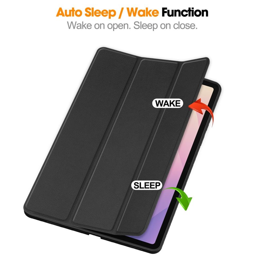 Samsung Galaxy Tab S11 jalustakotelo kynäpaikalla – musta