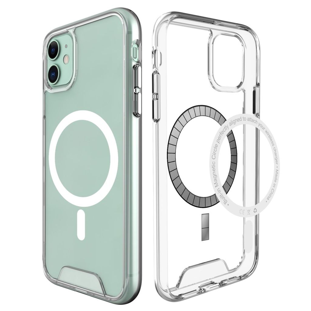 iPhone 11 Kuori MagSafe-yhteensopiva - Läpinäkyvä