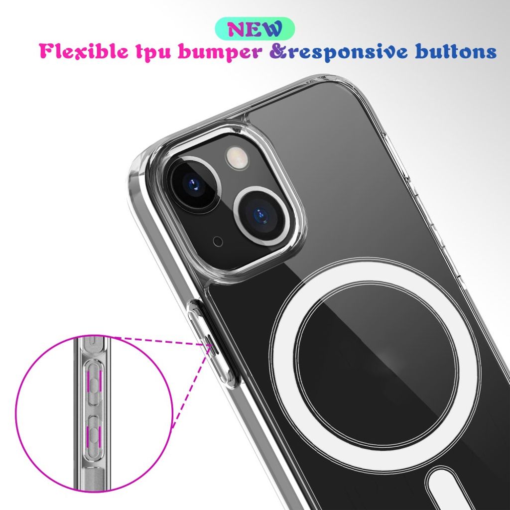 iPhone 13 Magnetic Case - Transparent