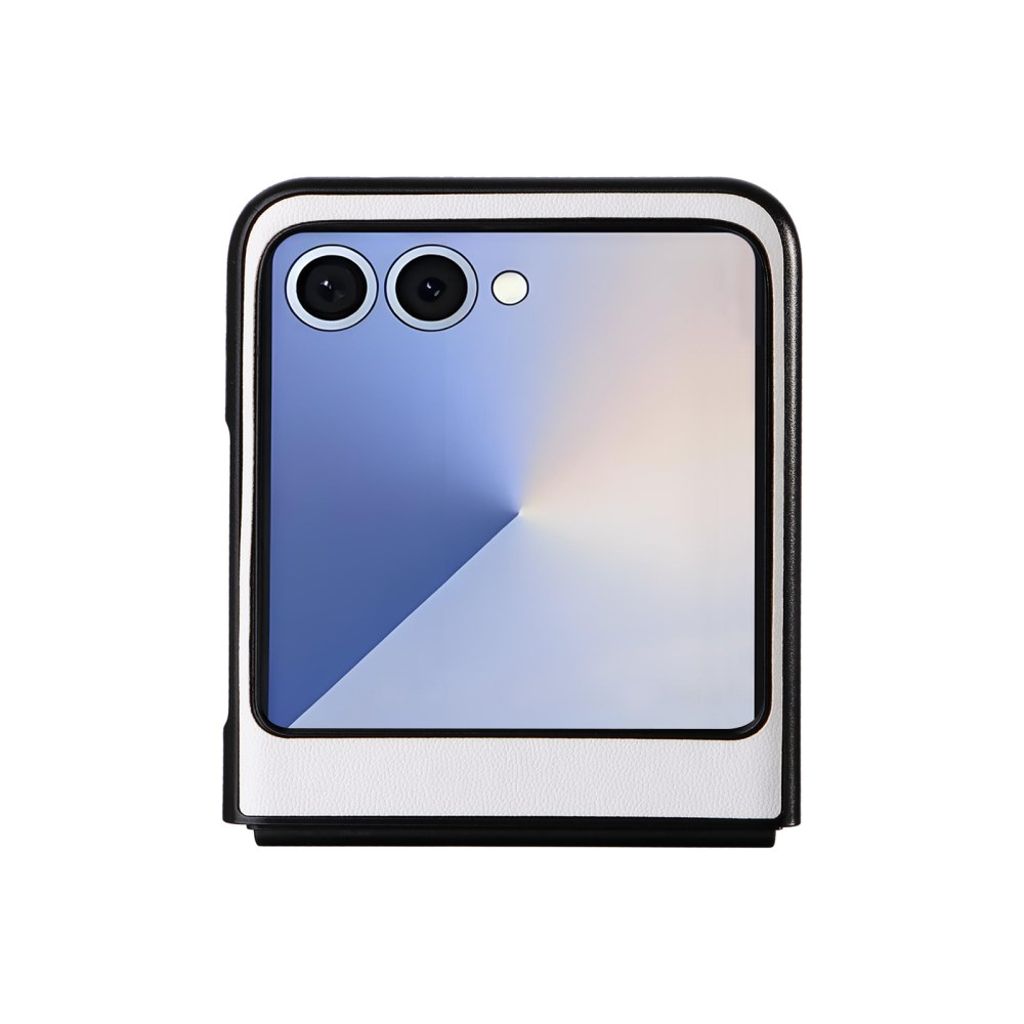 Samsung Galaxy Z Flip7 5G cover i PU-læder - Hvid