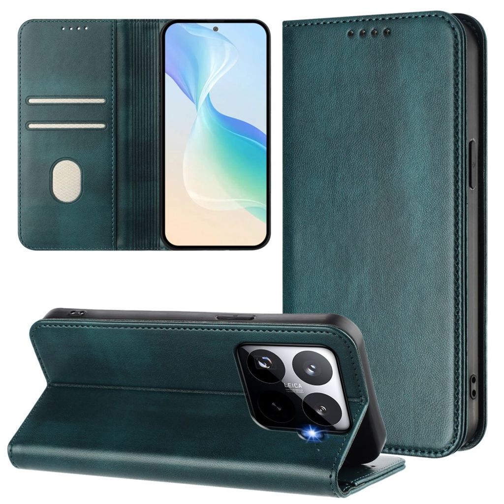 Xiaomi 15T Pro Kotelo Jalusta - Tummanvihreä