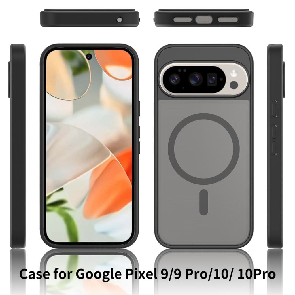 Google Pixel 10 Pro / 10 / 9 Pro / 9 Kuori MagSafe - Musta