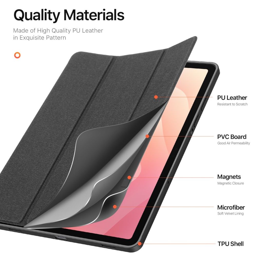 DUX DUCIS Samsung Galaxy Tab S11 Kotelo – Musta