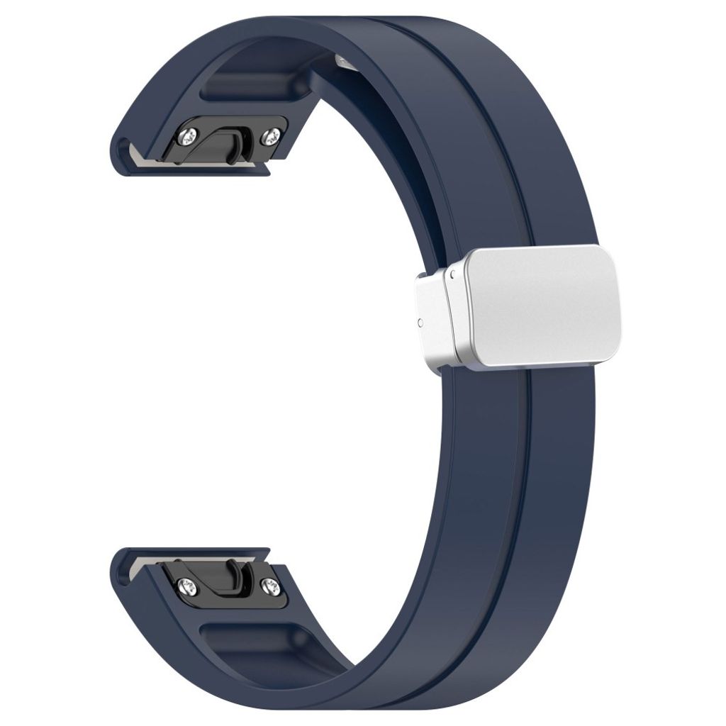 Garmin Fenix 7S and others silicone watch strap - Blue