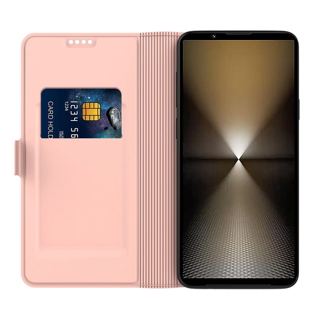 Sony Xperia 1 VII Fodral med Stativ - Roséguld