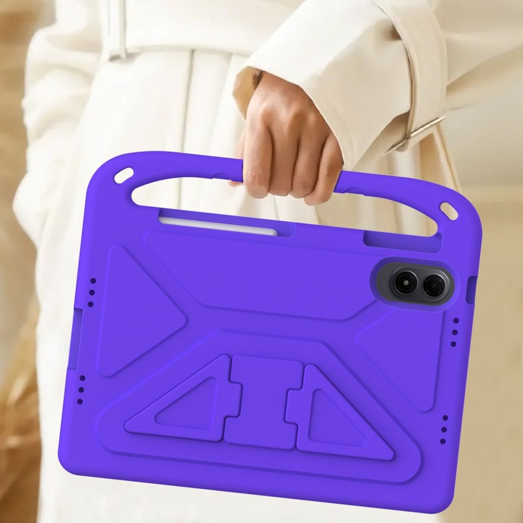 Xiaomi Redmi Pad 2 Pro Deksel med Håndgrep og Stativ – Lilla