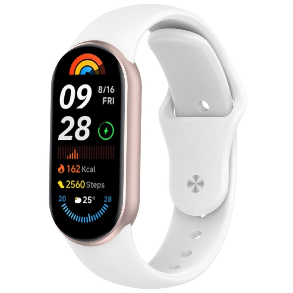 Xiaomi Smart Band 10/9/8 Kellonranneke – Valkoinen