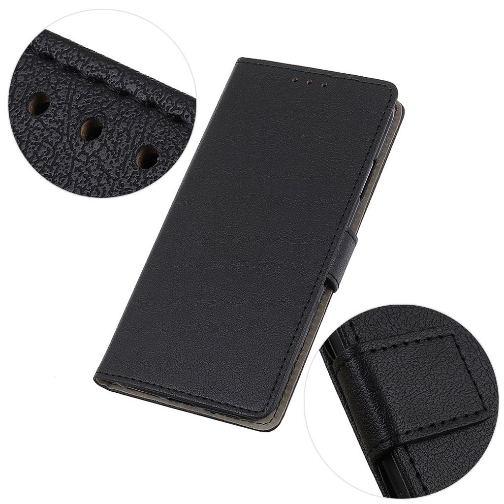 Google Pixel 11/Pixel 11 Pro Plånboksfodral PU-läder Stativ - Svart