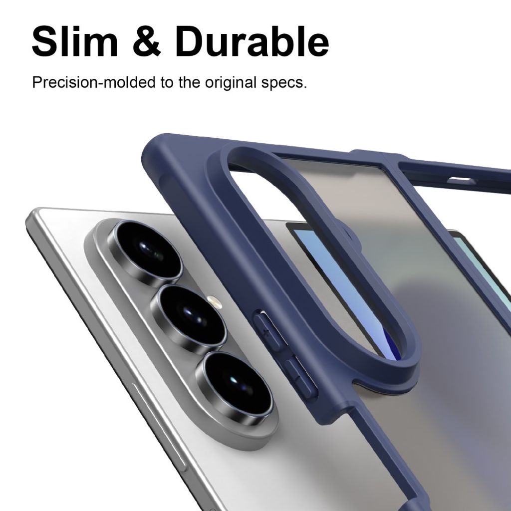 Samsung Galaxy Z Fold8 Ultra Matteret Cover - Blå