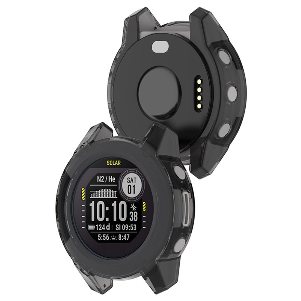 Garmin Descent G1-deksel i TPU med støtsikkert design - gjennomsiktig svart