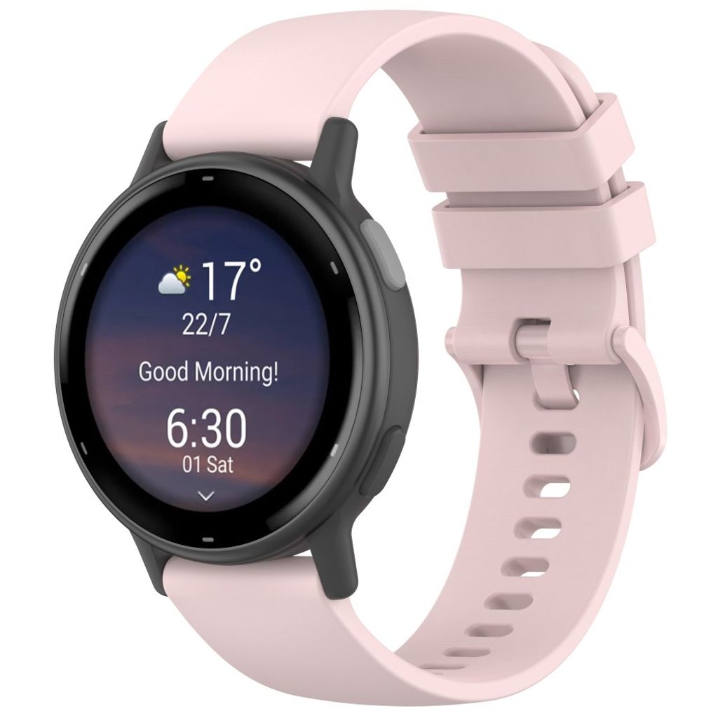 Garmin Forerunner 265 etc. klokkerem i silikon - rosa