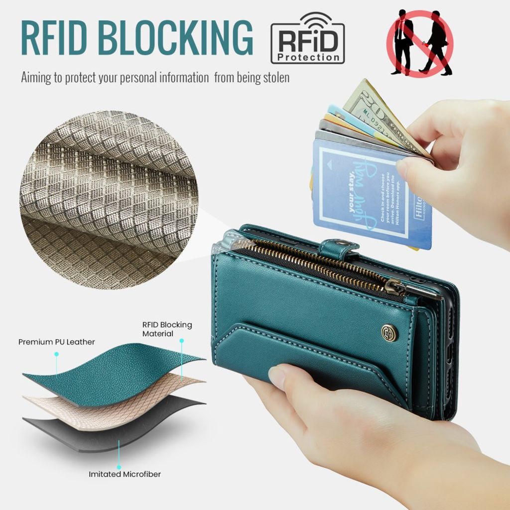 CASEME iPhone 11 Fodral med 10 Kortfack - Grön