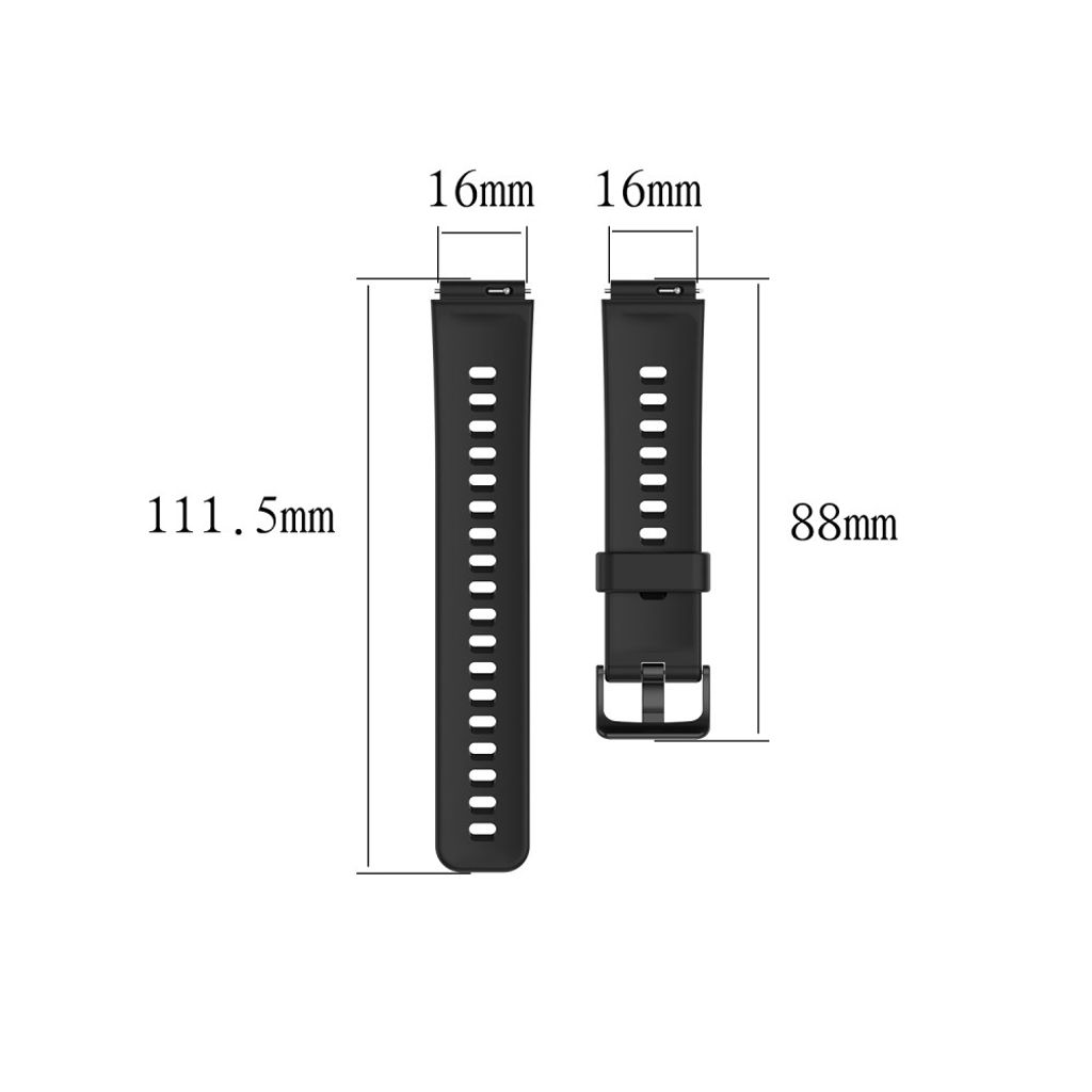 Huawei TalkBand B3/B6 Urrem Silikone – Sort